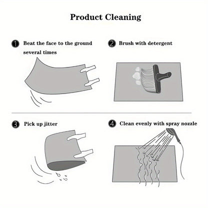 Extra Durable Dirt-Trapping Door Mat - Non-Slip, 24x16in\u002F 30x18in - Indoor\u002F Outdoor, Low-Profile, Easy-Clean Home Gift