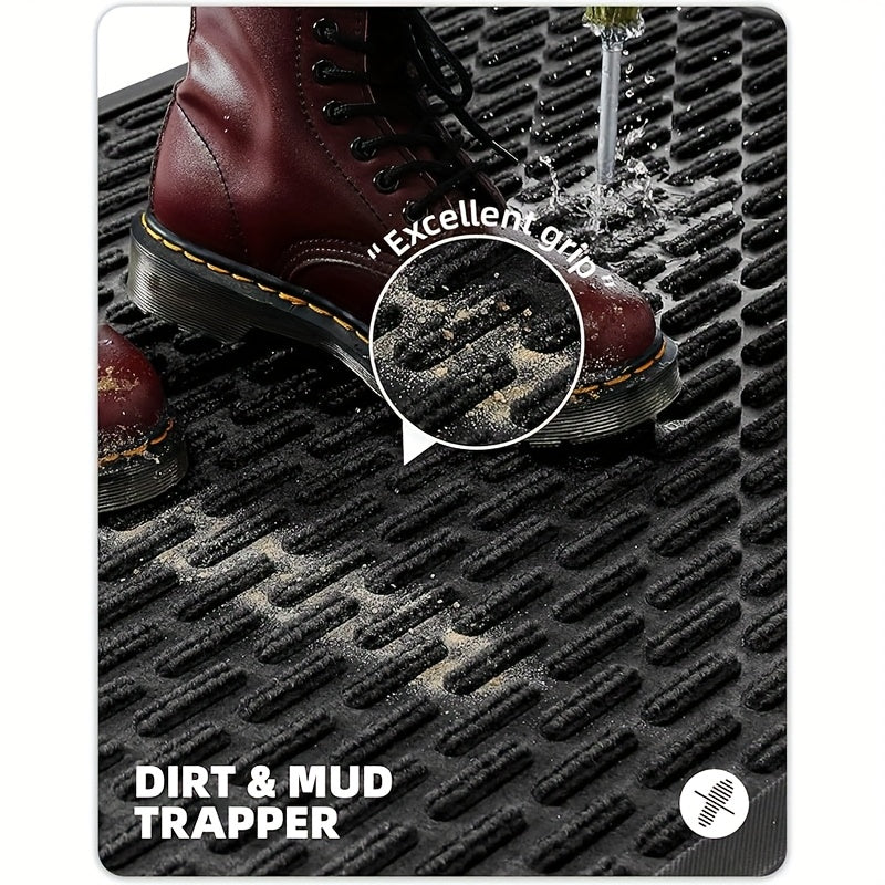 1pc, Non Slip Absorbent Front Door Mat, Dirt Resistant Welcome Door Mat Low Profile Entryway Mat For Inside House Entry, Patio, Garage, Perfect For Home Decoration, Christmas, Thanksgiving, Mother'S Day, Juneteenth