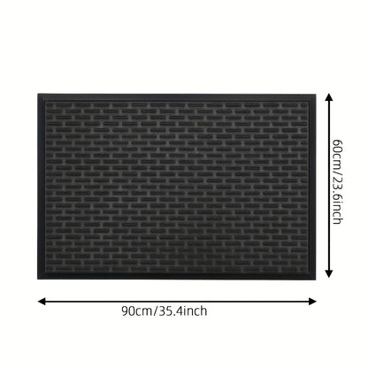 1pc, Non Slip Absorbent Front Door Mat, Dirt Resistant Welcome Door Mat Low Profile Entryway Mat For Inside House Entry, Patio, Garage, Perfect For Home Decoration, Christmas, Thanksgiving, Mother'S Day, Juneteenth